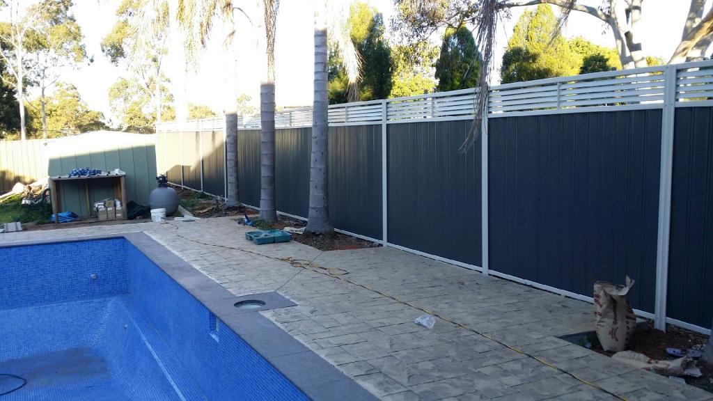 Pool fence installed at a Sydney property